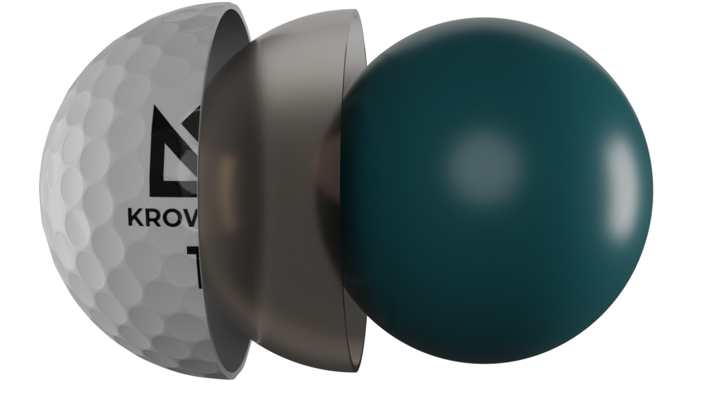 Krowned Prime Golfboll 3-pack