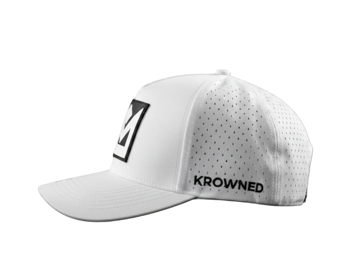 Krowned Performance Cap White