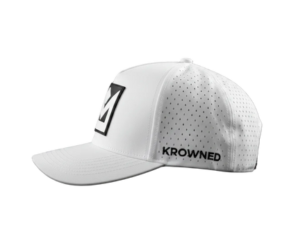 Krowned Performance Cap White